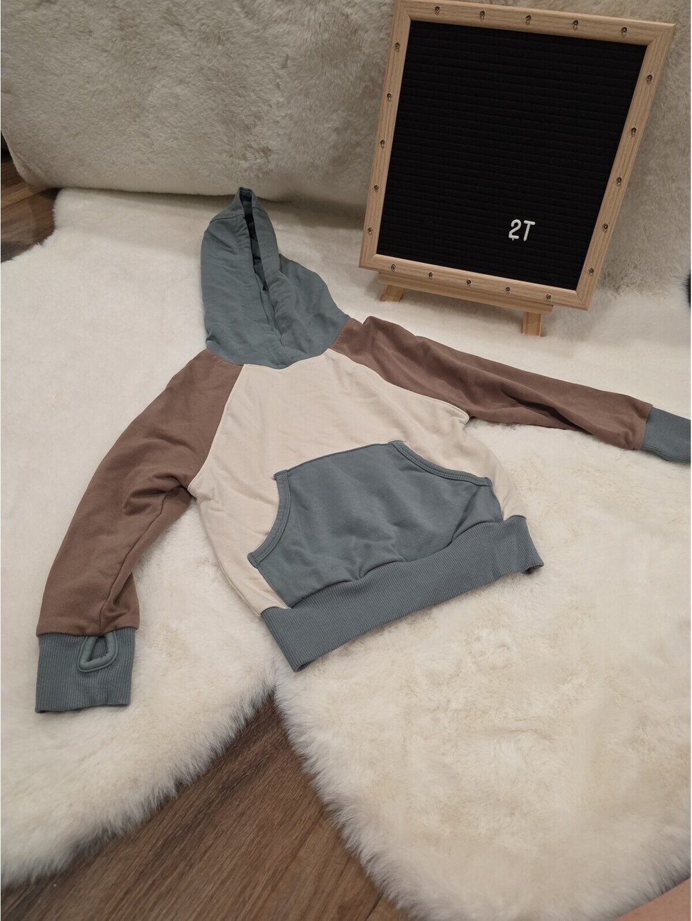 2T little sleepies Hoodie